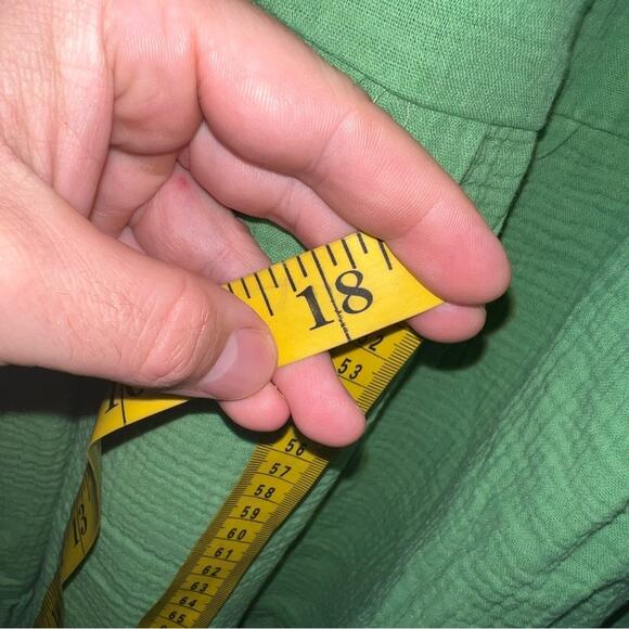 Marine Layer Jude Flutter Sleeve Dress In Jade Sheen - Picture 11 of 12